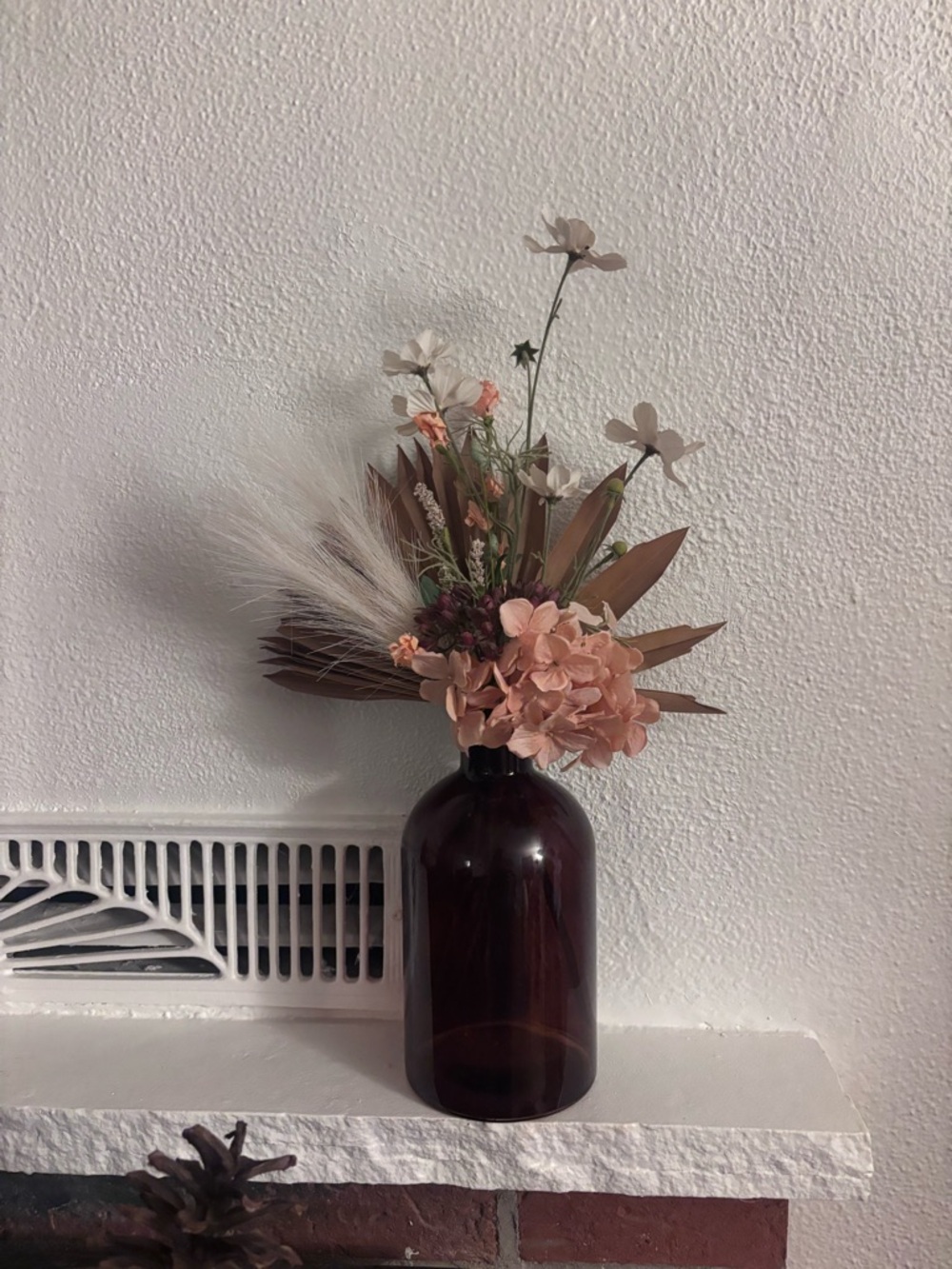 Dark Amber Vase